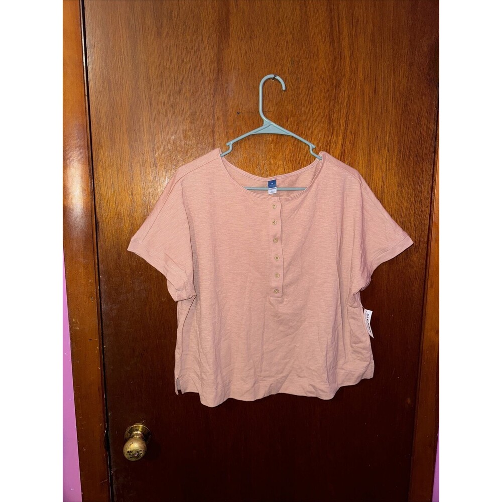 NWT Old Navy Womens Pink Crop Top Size Medium